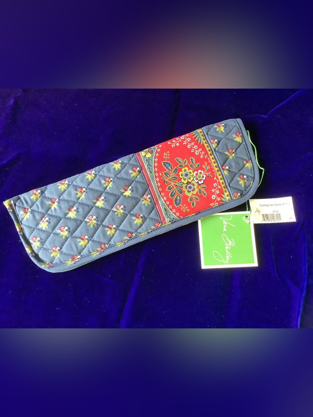 Vera Bradley Quilted Floral Curling Iron Cover